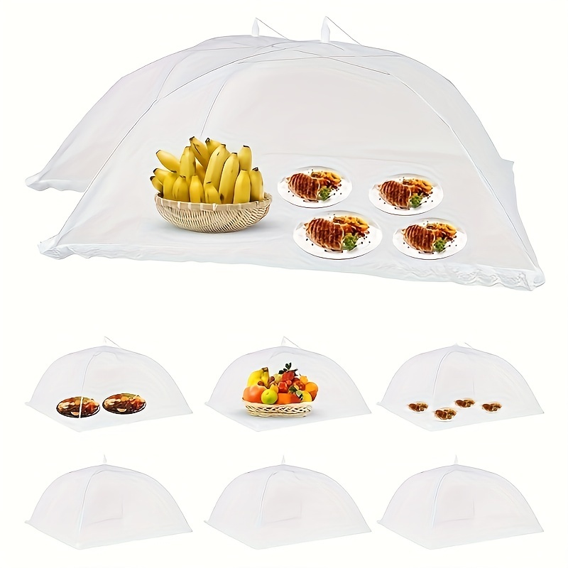 Food Storage Tupperware - 1pcWhite sinek geçirmez sebze kapak katlanır