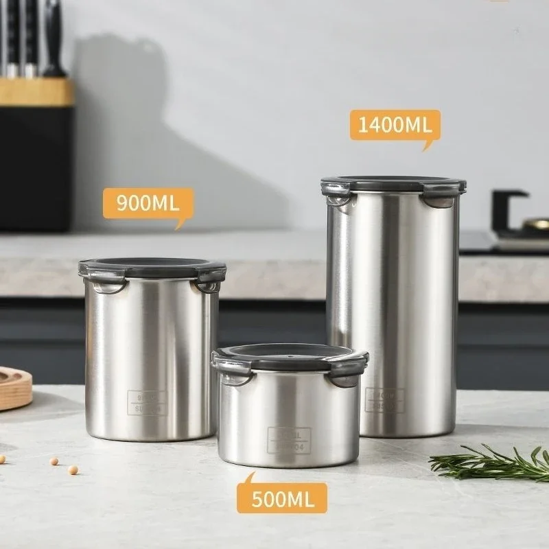 Food Storage Metal Box - 304 kutuları Suger çay ve kahve