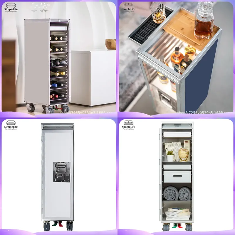 Food Storage In Restaurant - Depolama Raflı ve Şaraplıklı Mobil Mutfak