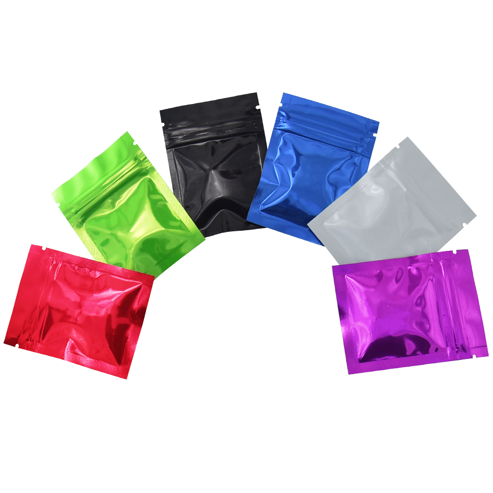 Food Storage In Mylar Bags - 500 Adet 6x8cm Küçük Yeniden Kapatılabilir
