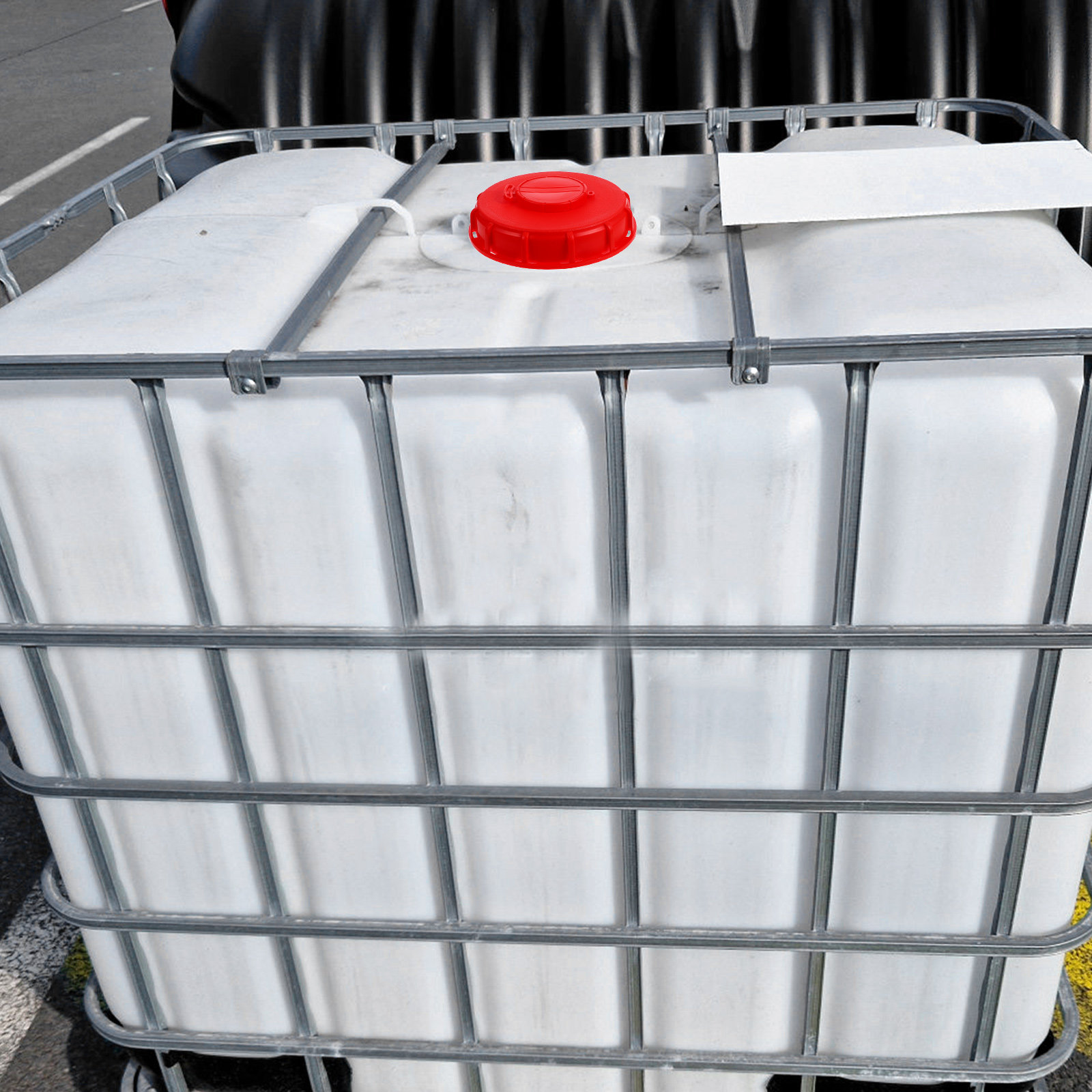 Food Storage With Lids - IBC Tote Kapağı Kırmızı 16.2cm ABS