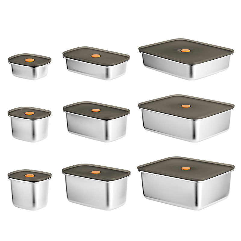 Food Storage Tupperware - Taşınabilir gıda meyve Bento kutusu 304