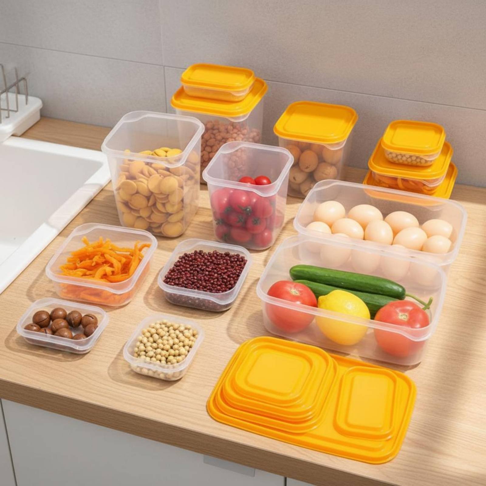 17 Parça Buzdolabı Saklama Kut - Food Storage With Lids incelemesi ve fiyatı