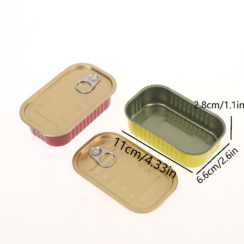 2 adet Metal Dikdörtgen Boş Mi - Food Storage Metal Box incelemesi ve fiyatı