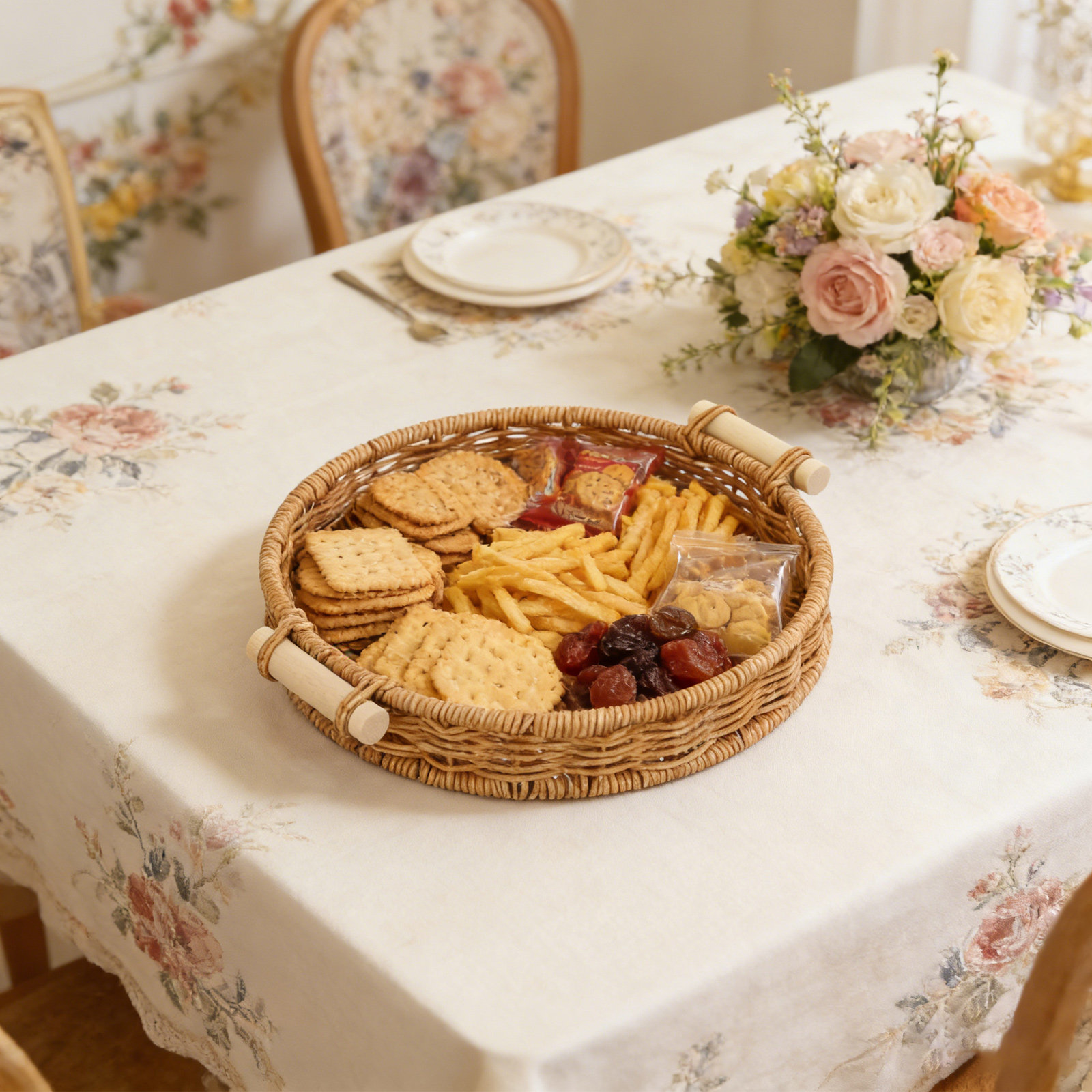 İmitasyon Rattan Ekmek Sepeti  - Storage Food Tray incelemesi ve fiyatı