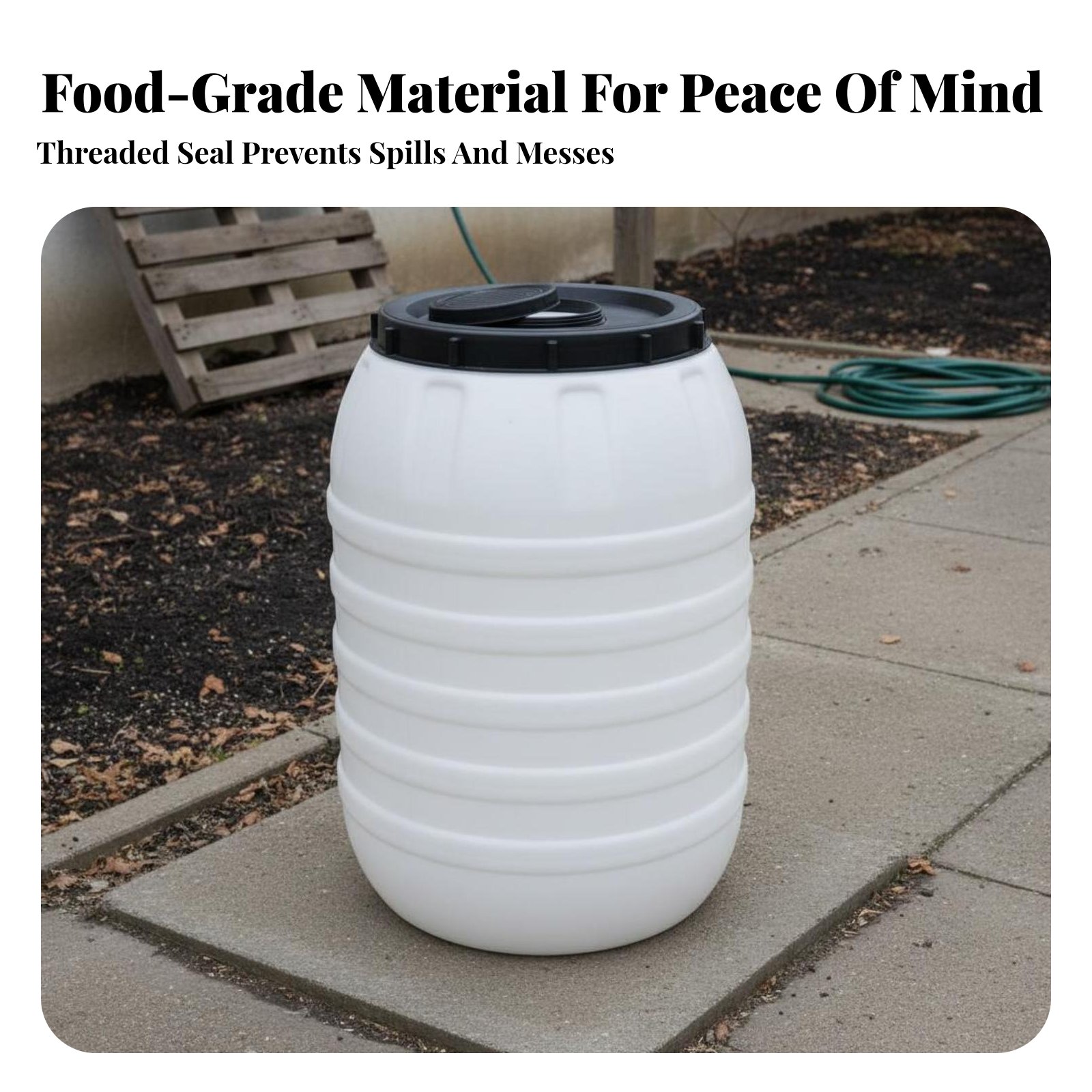 Gıda Sınıfı Plastik Varil Hava - Food Storage With Lids incelemesi ve fiyatı