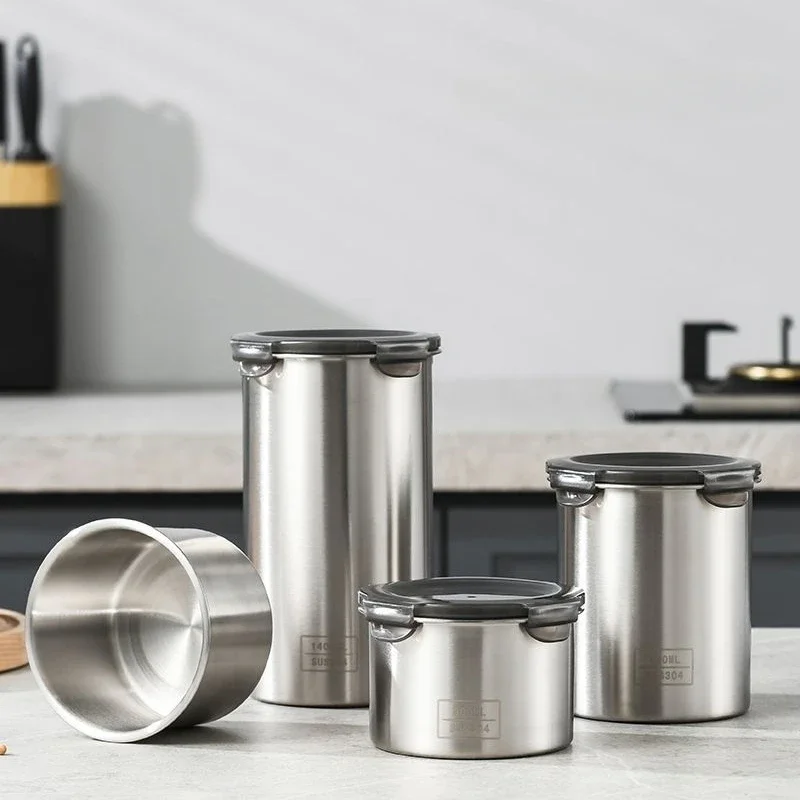 304 kutuları Suger çay ve kahv - Food Storage Metal Box incelemesi ve fiyatı