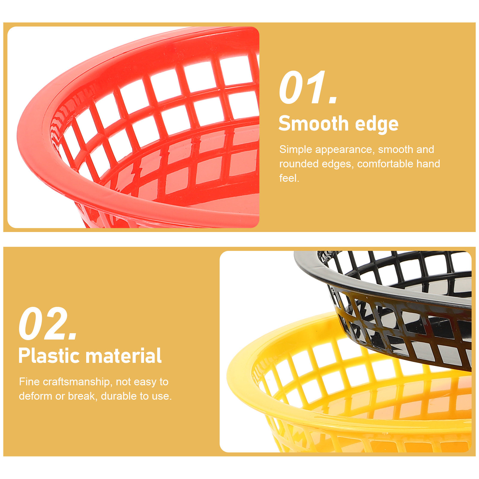 6 Adet Patates Kızartması Sepe - Storage Food Tray incelemesi ve fiyatı