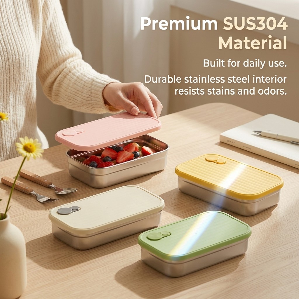 Paslanmaz Çelik Bento Kutusu M - Food Storage Metal Box incelemesi ve fiyatı