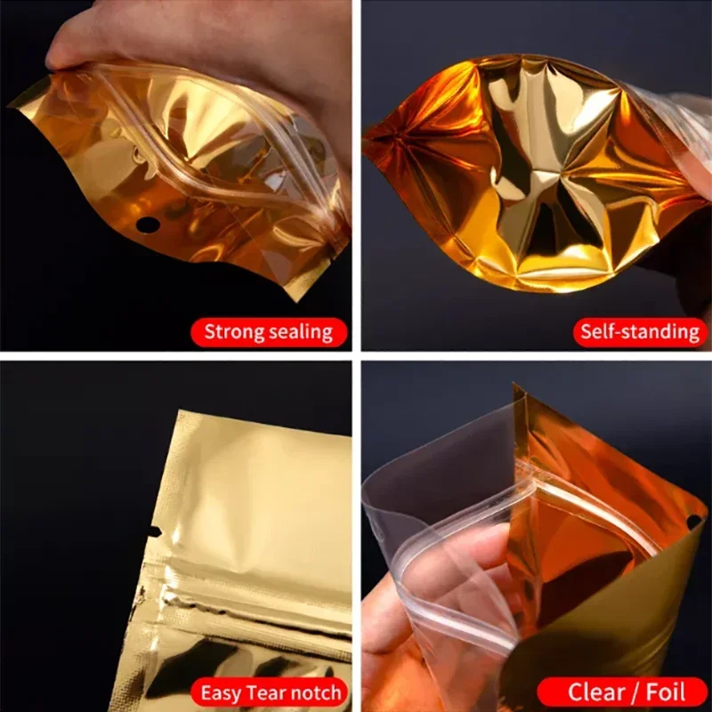 100 adet Yeniden Kapatılabilir - Food Storage In Mylar Bags incelemesi ve fiyatı