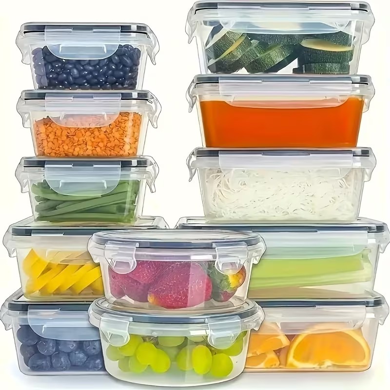 4 Parçalı Şeffaf Gıda Saklama  - Food Storage Boxes With Lids incelemesi ve fiyatı