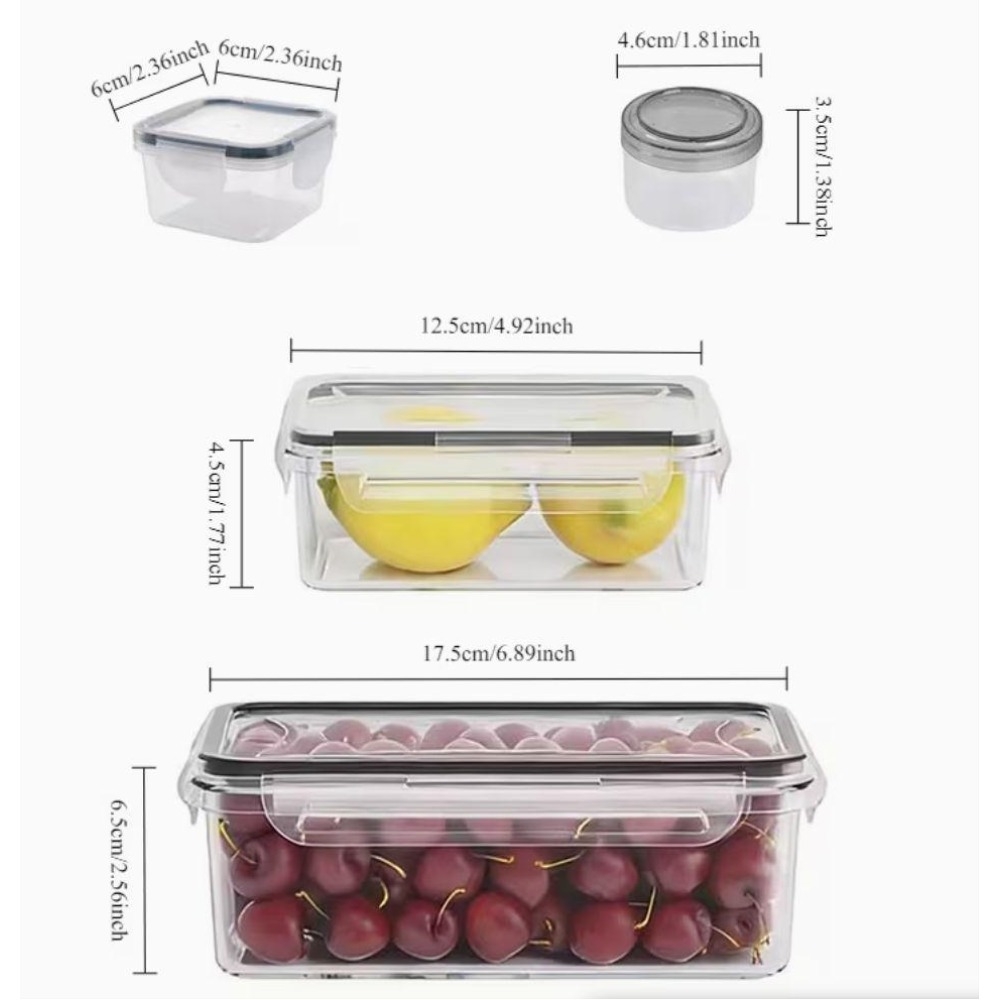 4 Parçalı Şeffaf Gıda Saklama  - Food Storage Boxes With Lids incelemesi ve fiyatı