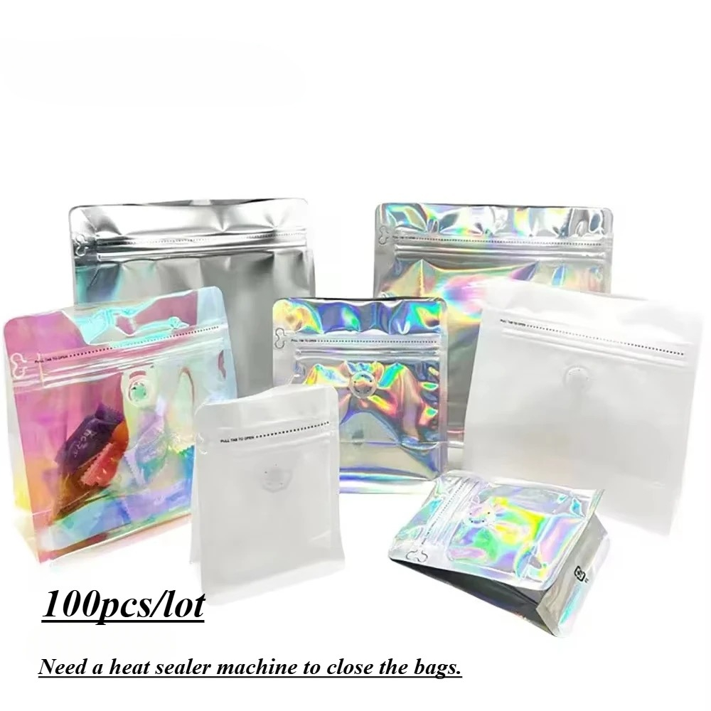 100 adet Pembe Gökkuşağı Lazer - Food Storage In Mylar Bags incelemesi ve fiyatı
