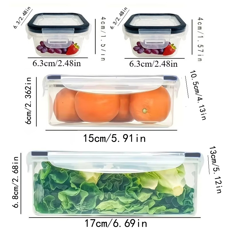 8 Parça Set, 4 Kap ve 4 Kapak  - Food Storage Method incelemesi ve fiyatı