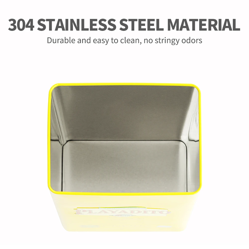Kapaklı 500g mutfak düzenleyic - Food Storage Metal Box incelemesi ve fiyatı