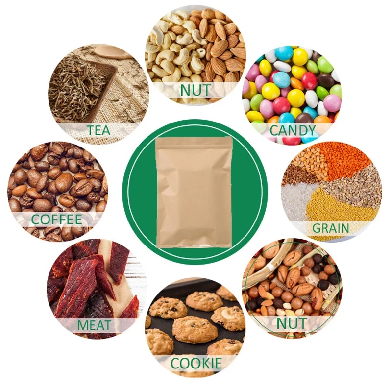 100 adet kahverengi Kraft kağı - Food Storage And incelemesi ve fiyatı