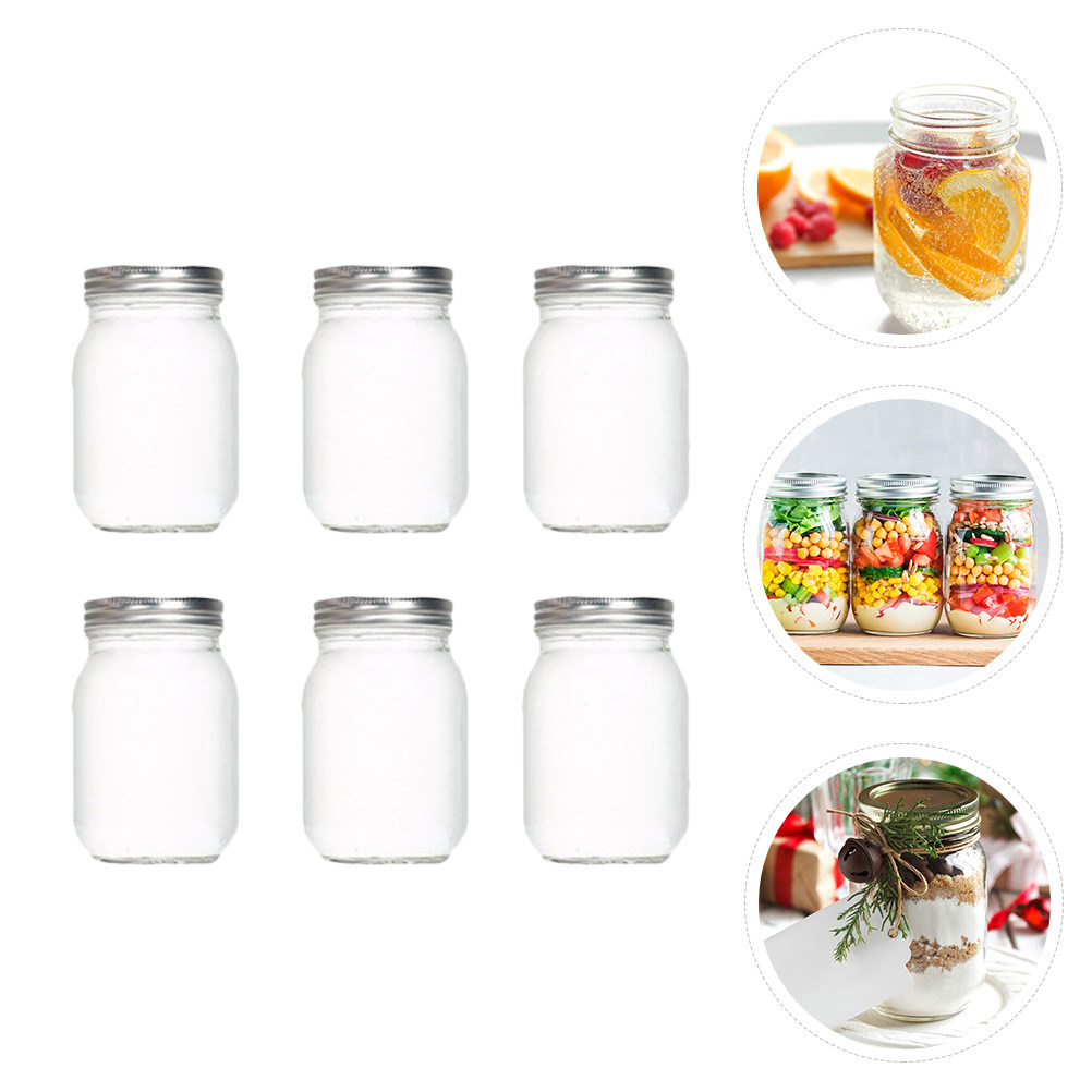 6 adet şeffaf yuvarlak cam kav - Food Storage With Lids incelemesi ve fiyatı