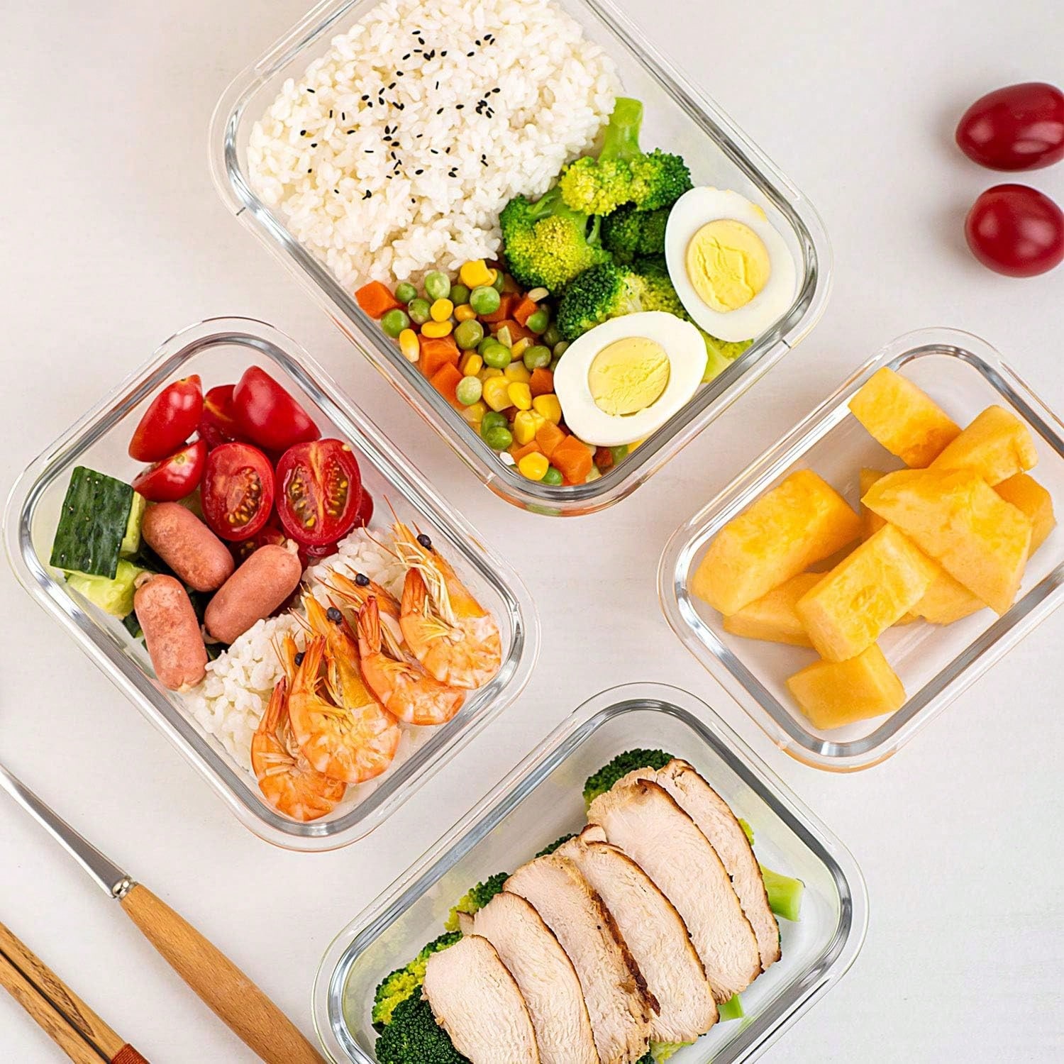 10'lu Paket Cam Yemek Hazırlık - Food Storage Method incelemesi ve fiyatı