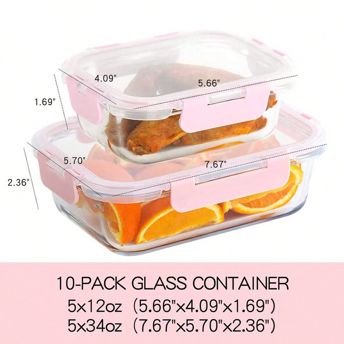 10'lu Paket Cam Yemek Hazırlık - Food Storage Method incelemesi ve fiyatı