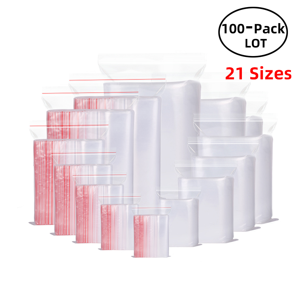 100 adet/paket Açılıp Kapanabi - Food Storage Zipper incelemesi ve fiyatı