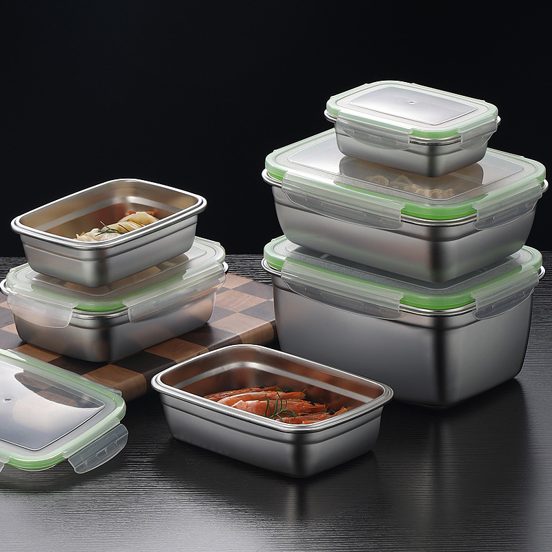 304 Paslanmaz Çelik Öğle Yemeğ - Food Storage Boxes With Lids incelemesi ve fiyatı