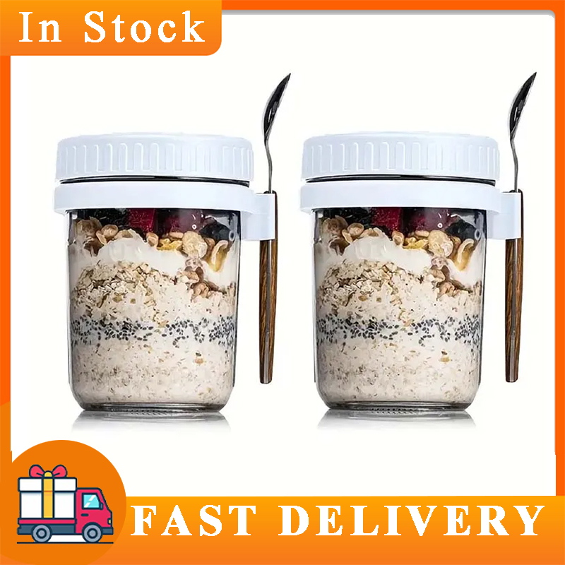 Gecelik Yulaf Kapaklı ve Kaşık - Food Storage Tupperware incelemesi ve fiyatı