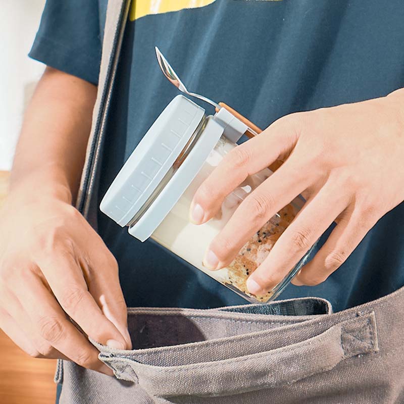 Gecelik Yulaf Kapaklı ve Kaşık - Food Storage Tupperware incelemesi ve fiyatı