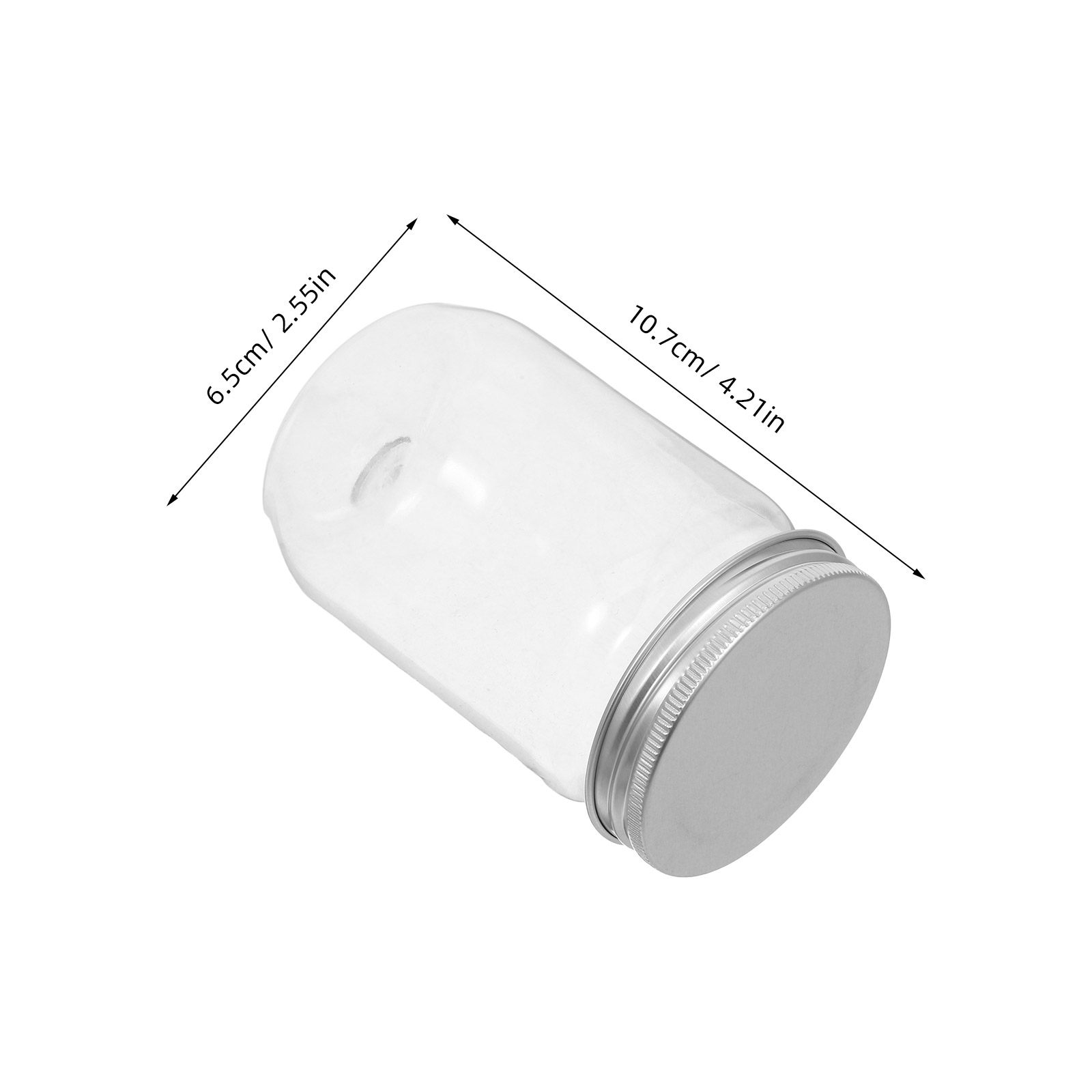 6 adet şeffaf plastik Mason ka - Food Storage With Lids incelemesi ve fiyatı