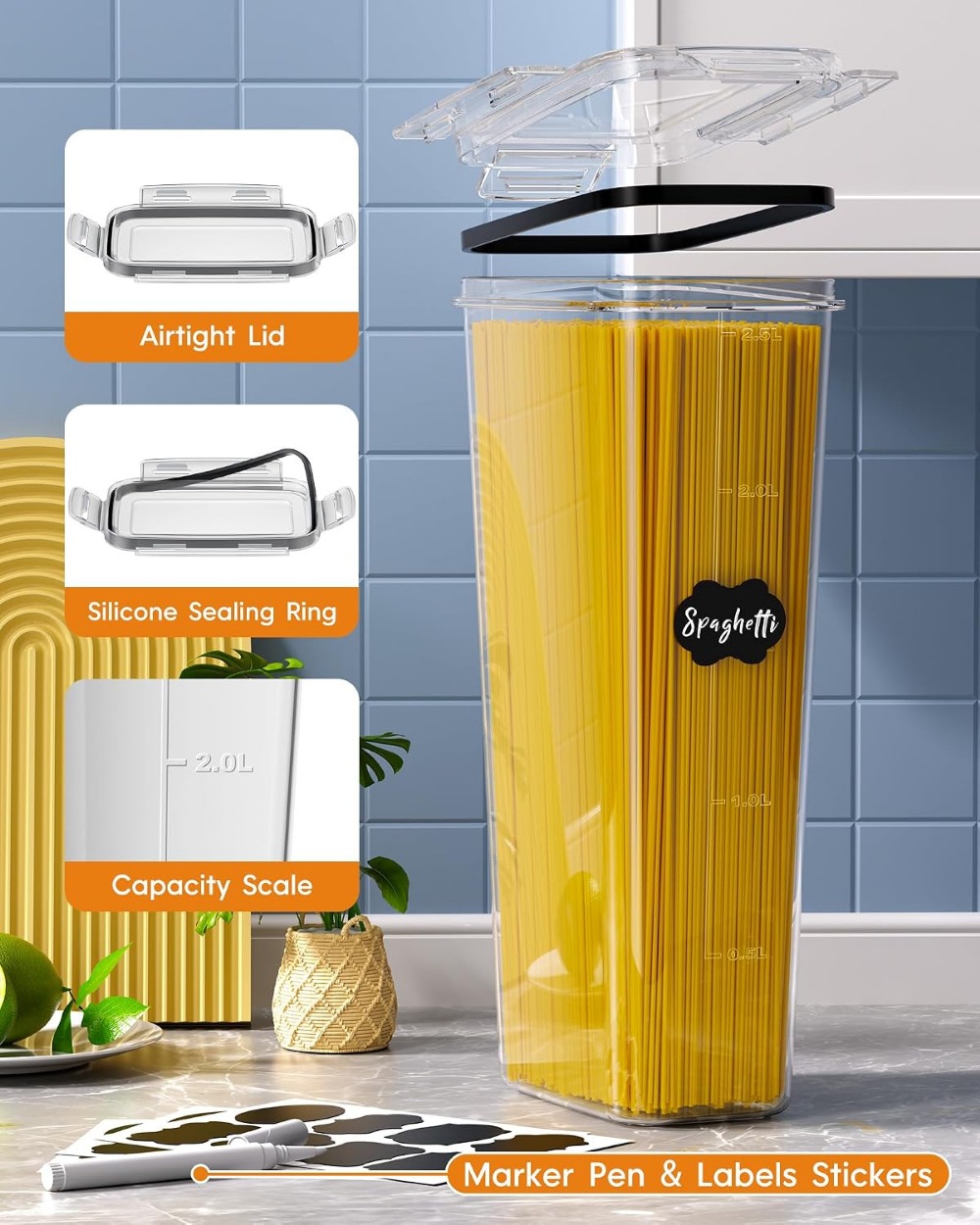 24 Adet Hava Geçirmez Gıda Sak - Food Storage With Lids incelemesi ve fiyatı