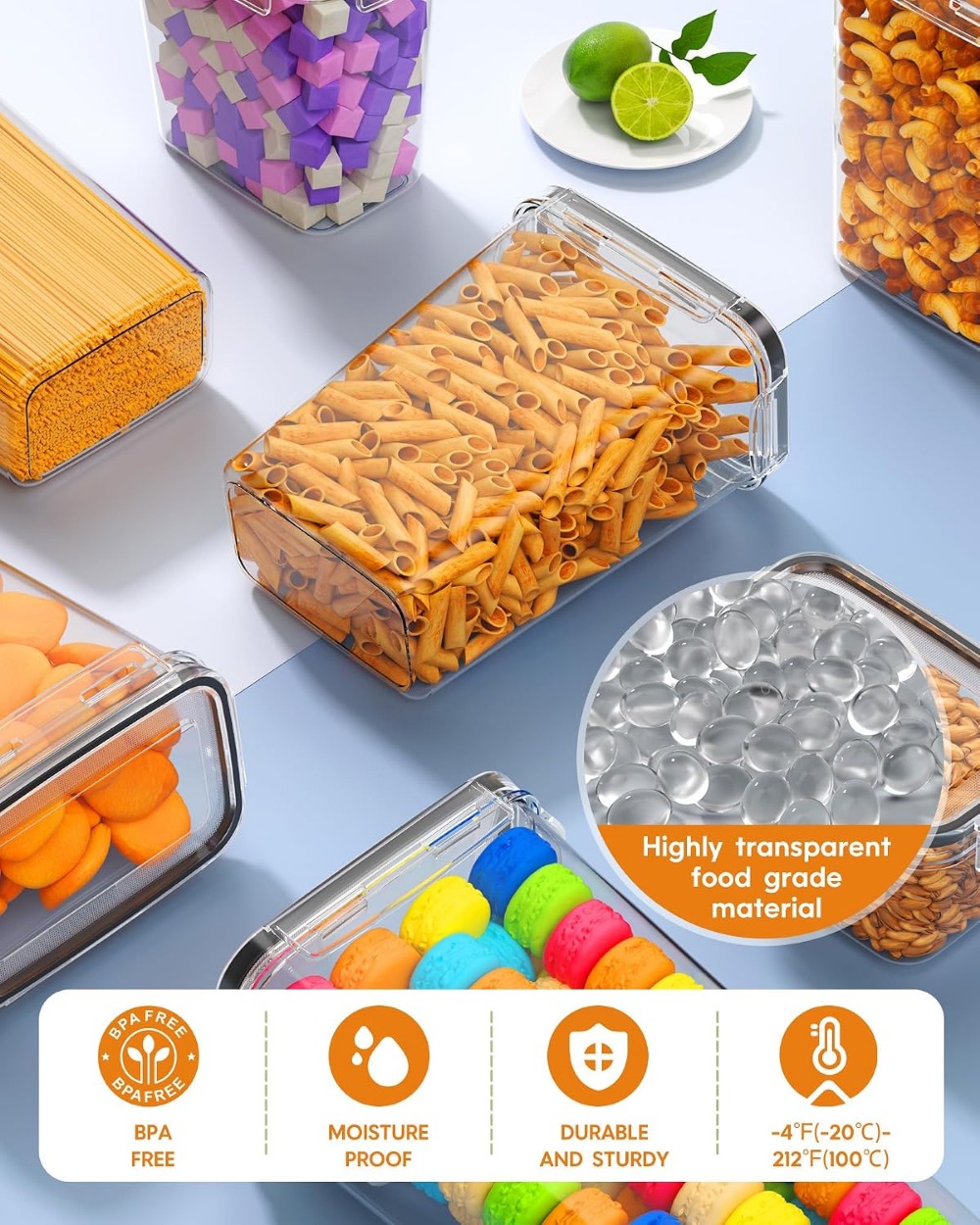 24 Adet Hava Geçirmez Gıda Sak - Food Storage With Lids incelemesi ve fiyatı