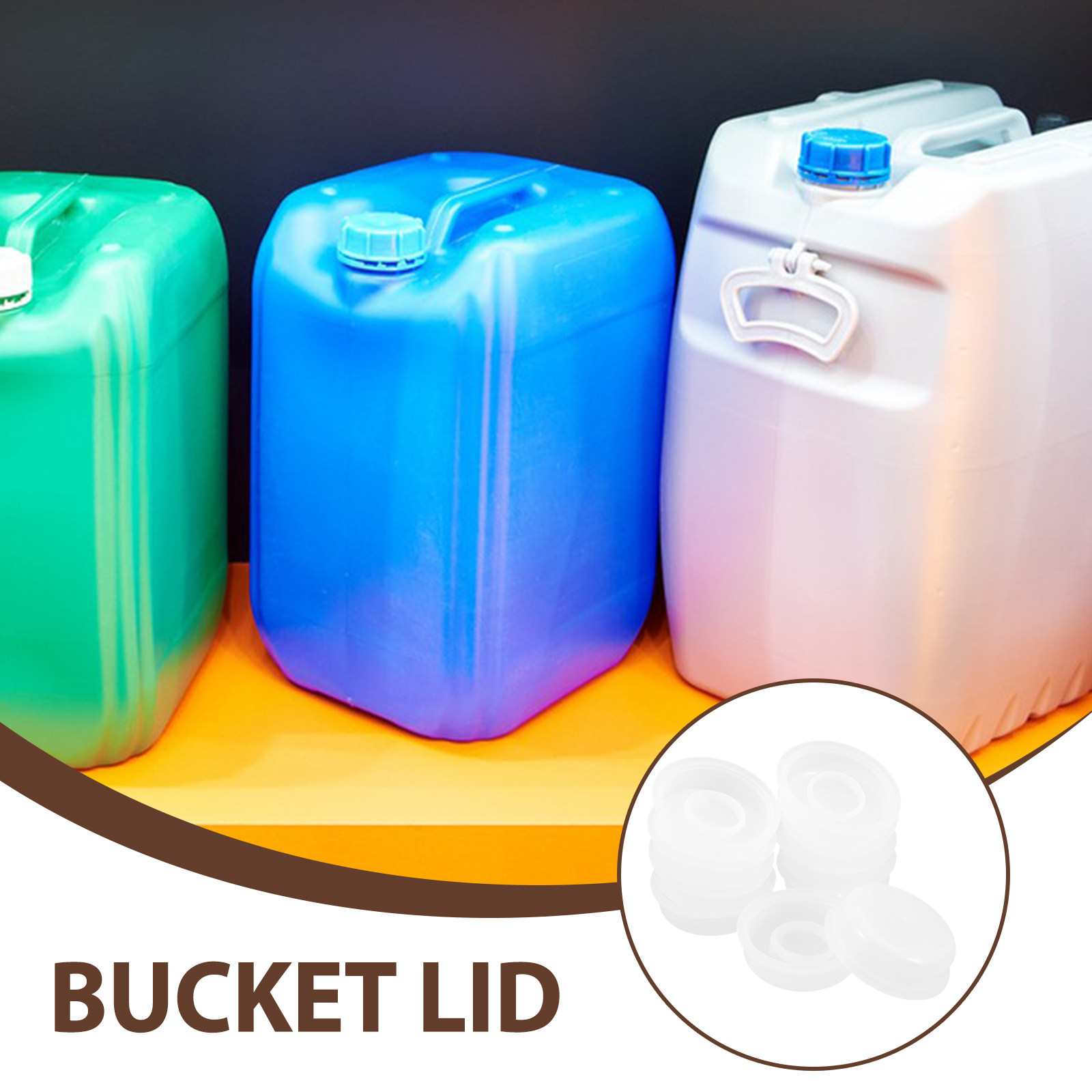 10 Adet Plastik Kimyasal Kova  - Food Storage With Lids incelemesi ve fiyatı