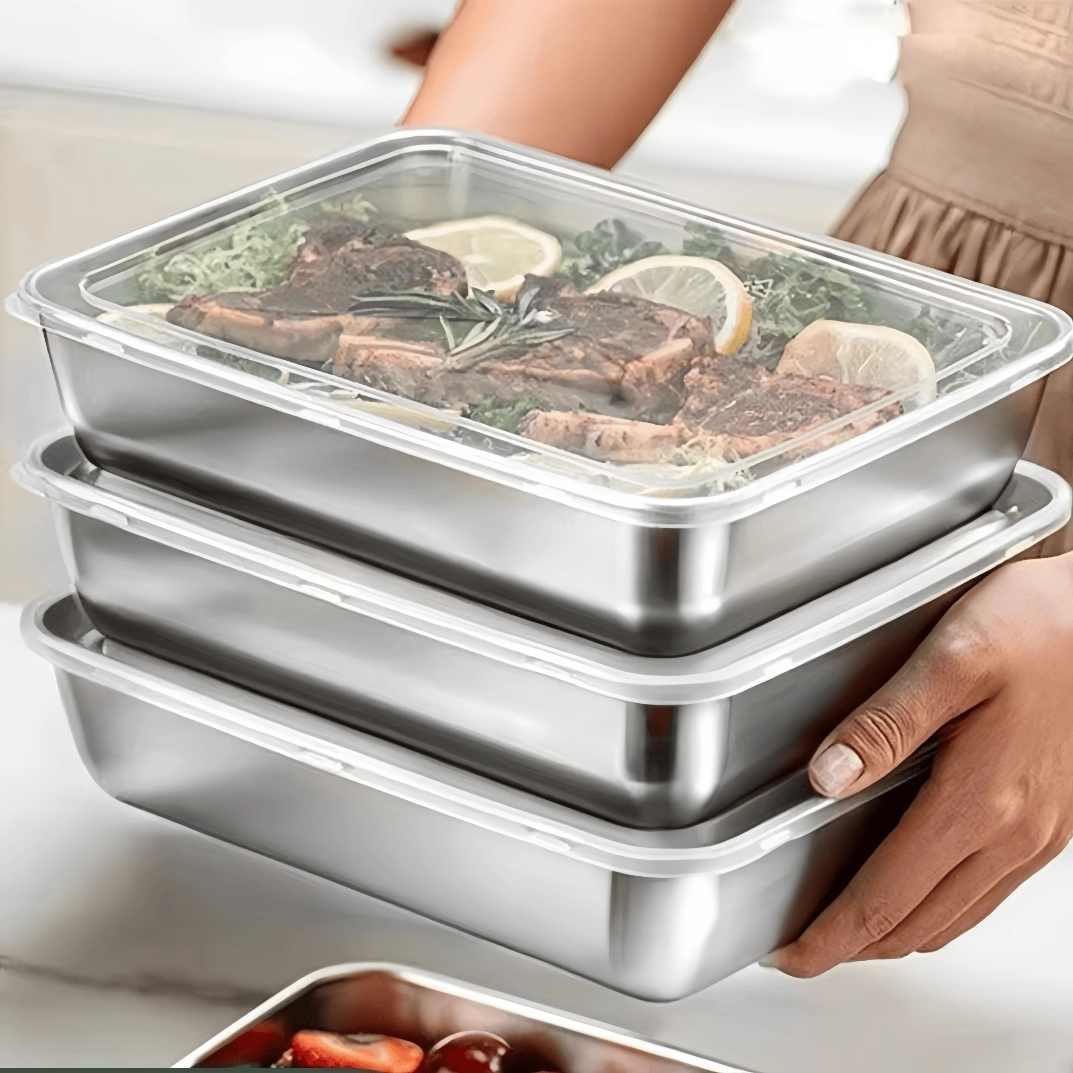 Paslanmaz Çelik Sızdırmaz Öğle - Food Storage Boxes With Lids incelemesi ve fiyatı